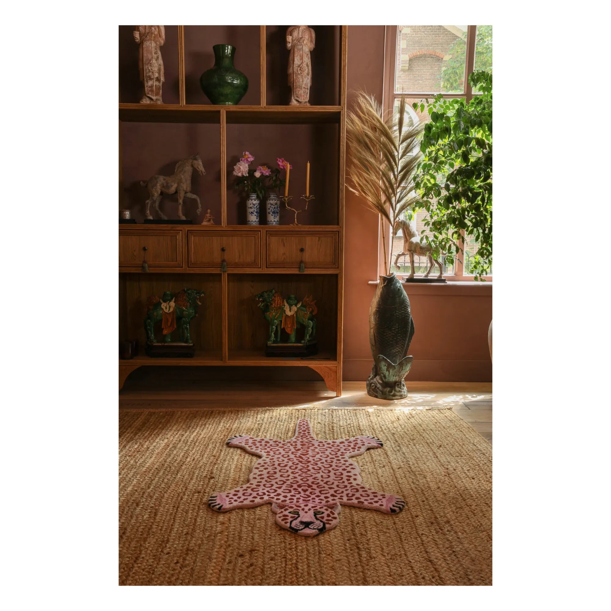 Doing Goods - Leopar Halı | Pembe