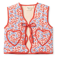 Flöss - Debbie Fleurie Sleeveless Jacket | Red