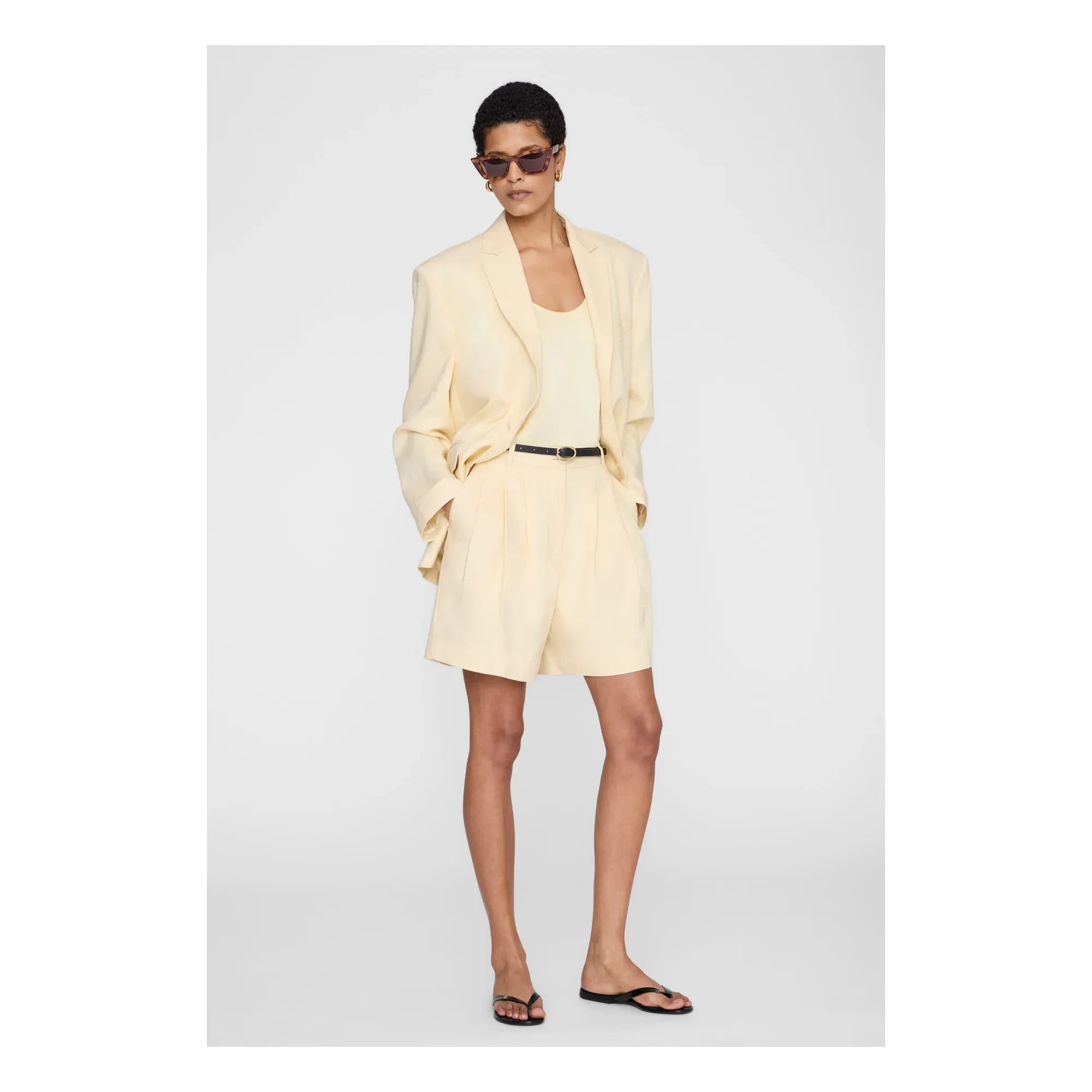Anine Bing - Top Lea | Pale Yellow