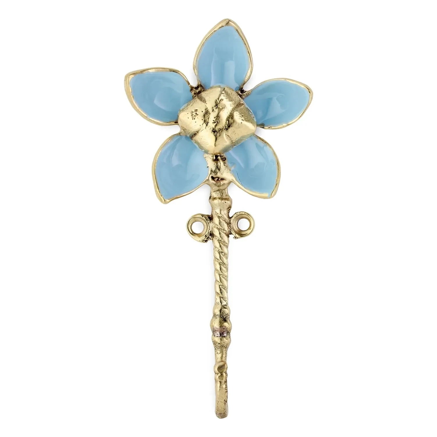 Doing Goods - Brass Flower Wall Hook Liv | Brass