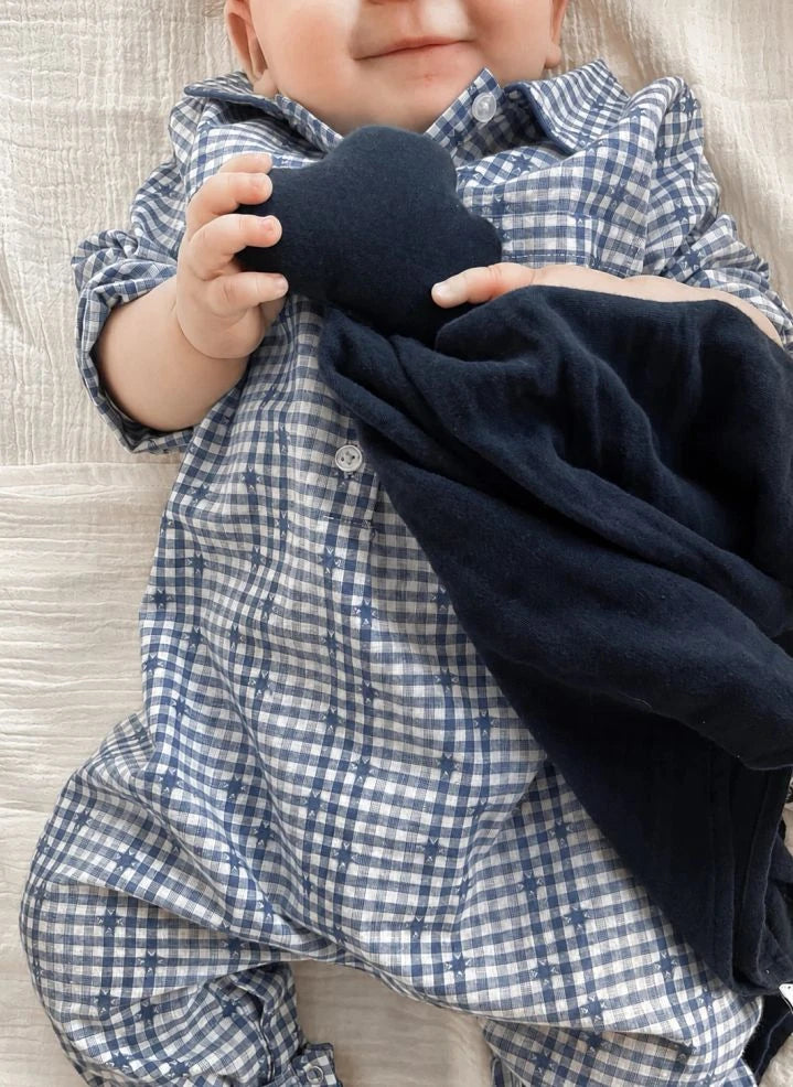 Editions Aimable - Daphne Cloud Soft Toy | Night Blue Muslin