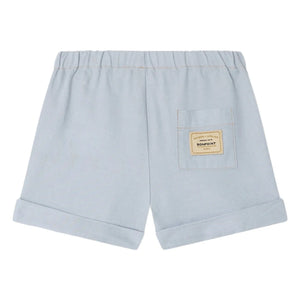 Bonpoint - Ecady organic cotton leg shorts | Light blue