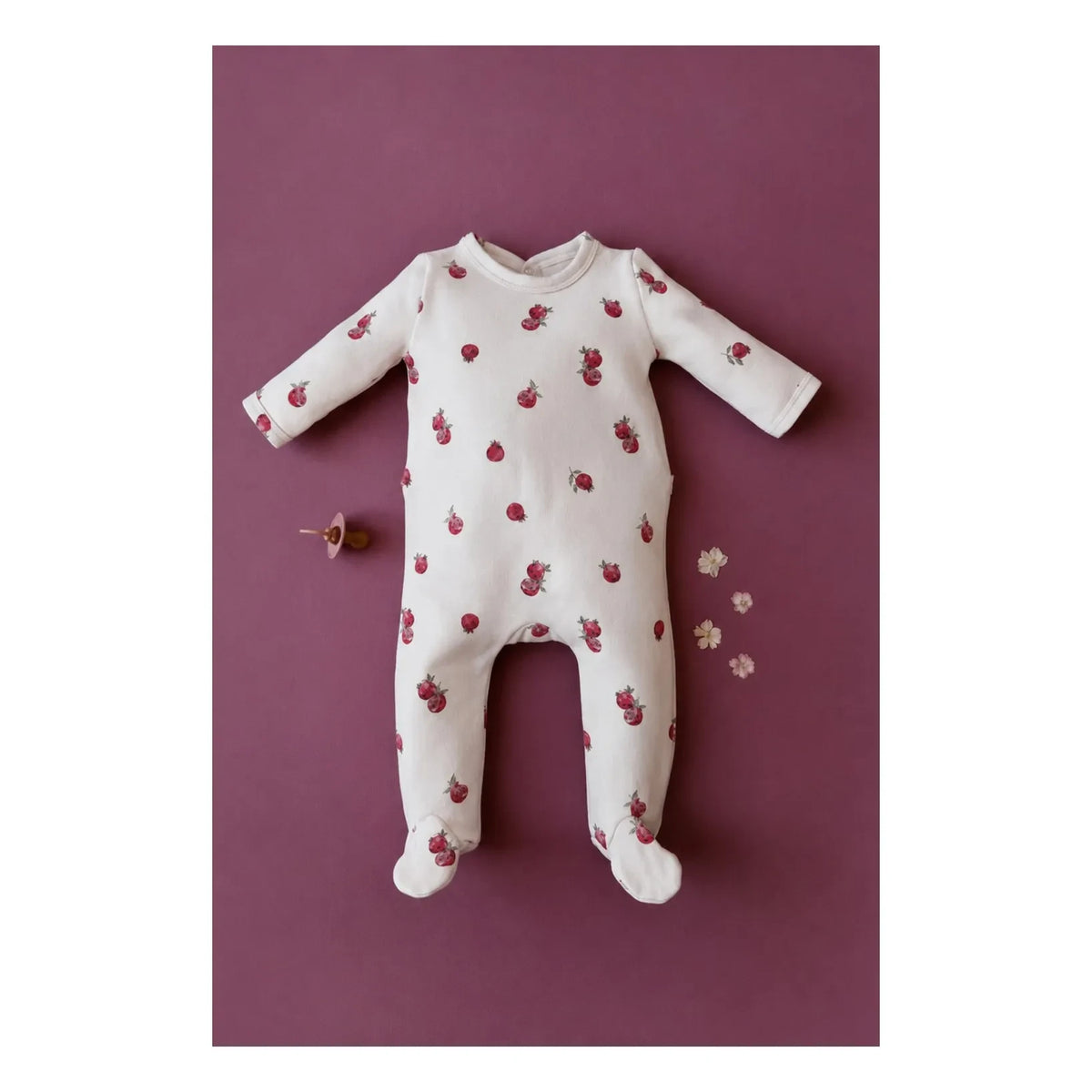 Studio Bohème - Chubby Grenades Organik Pamuk Pijama | Ecru