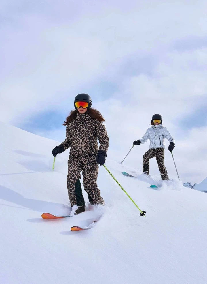 Molo - Hansine Pro Leopard şişme mont | Kahverengi