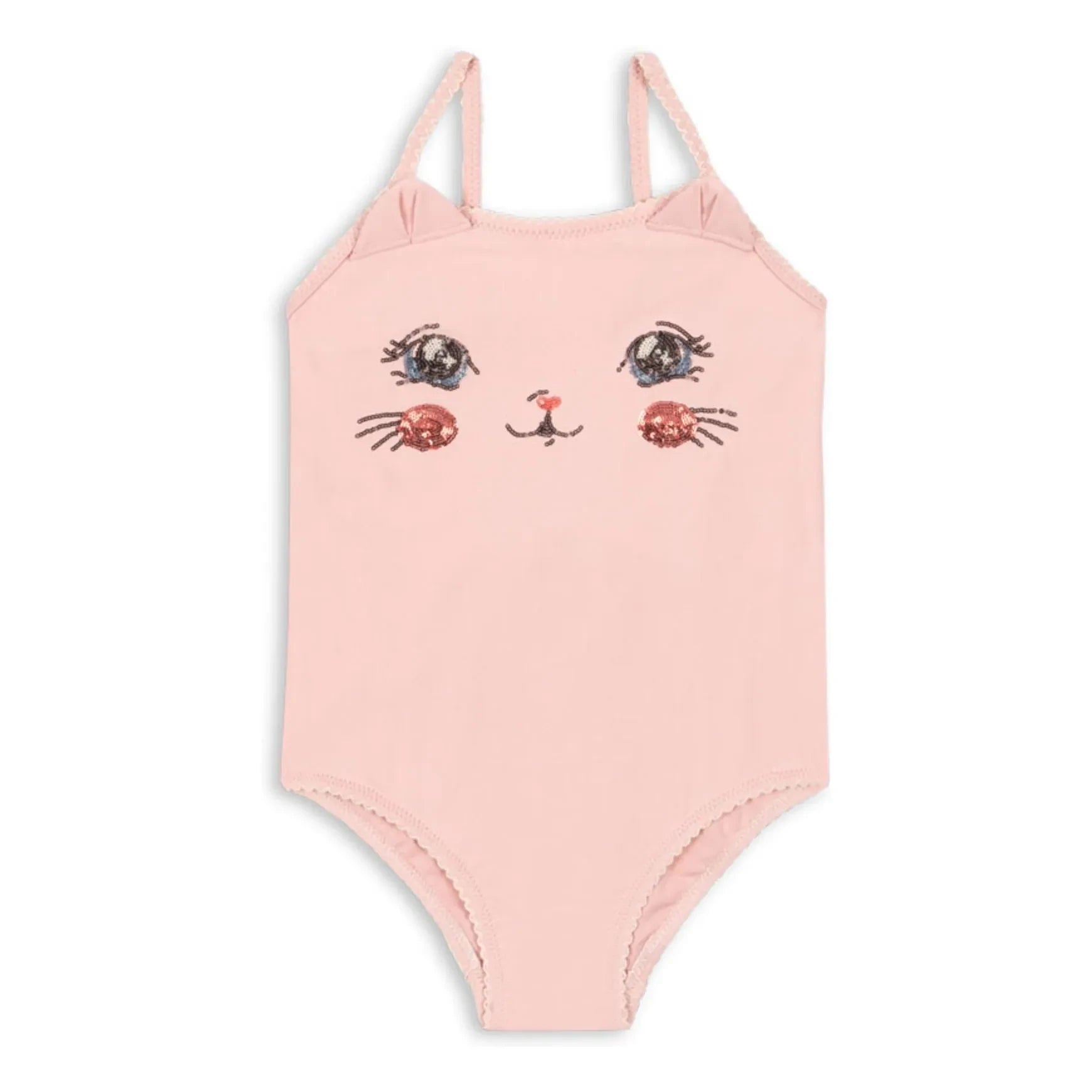 Konges Sløjd - 1-Piece Kitty Recycled Fiber Swimsuit | Pink