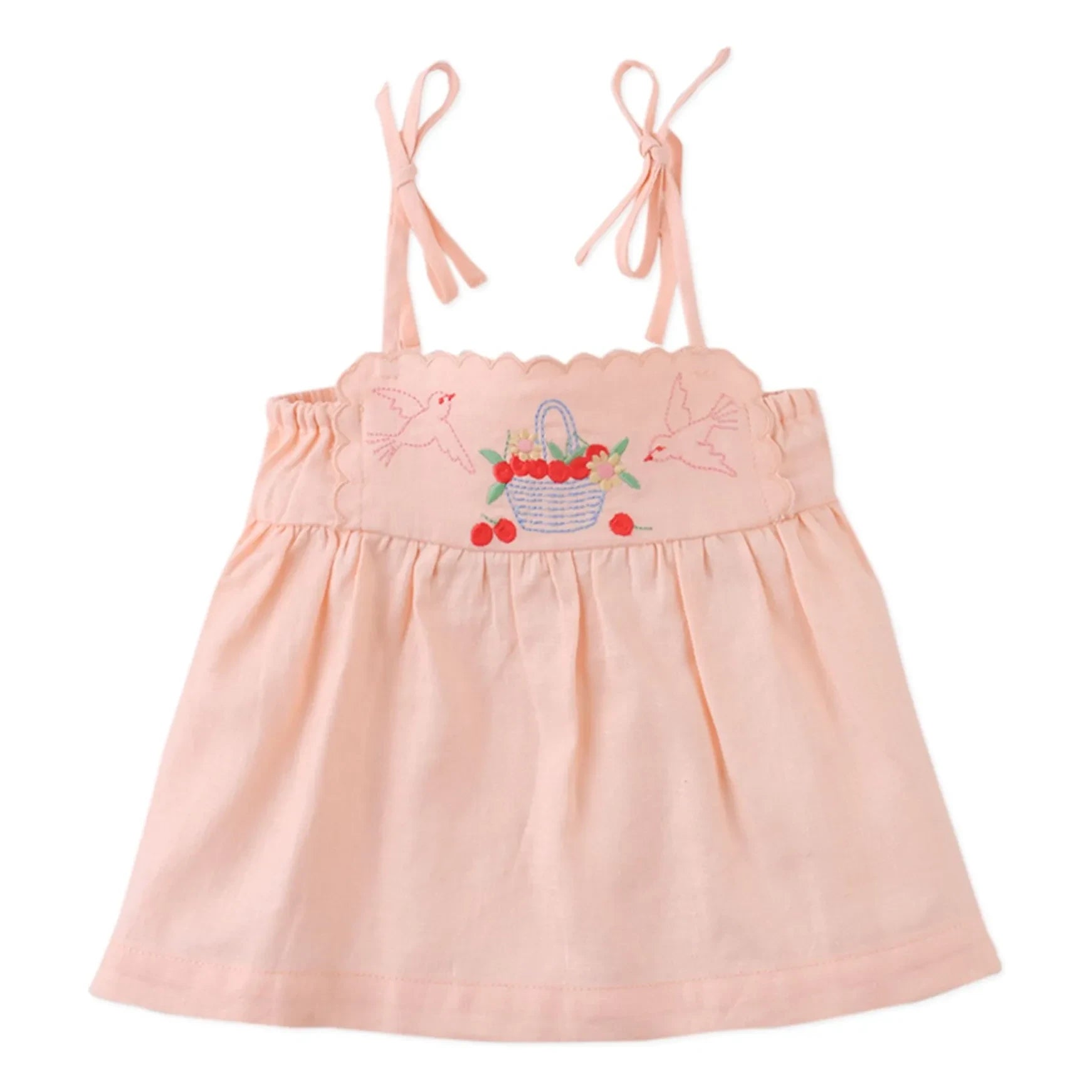 Gingersnaps - Hinata Linen Top and Shorts Set | Peach