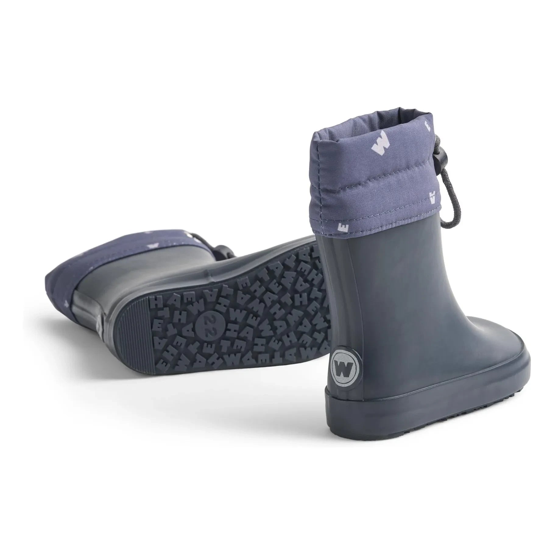 Wheat - Thermo Zero Rain Boots | Navy Blue