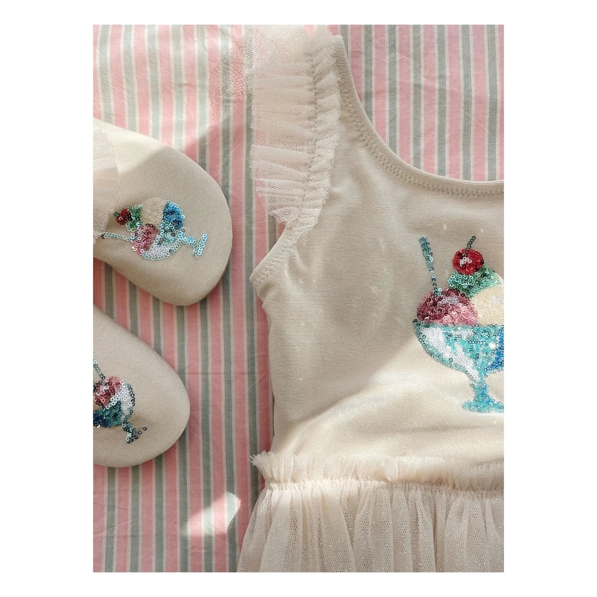 Konges Sløjd - Amandine Tulle Swimsuit | Cream