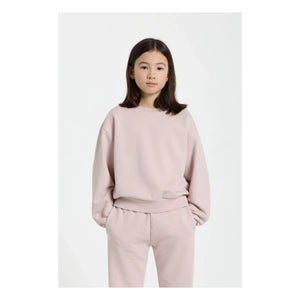 Smallable Kid - Maia organic cotton sweatshirt | Pale Pink