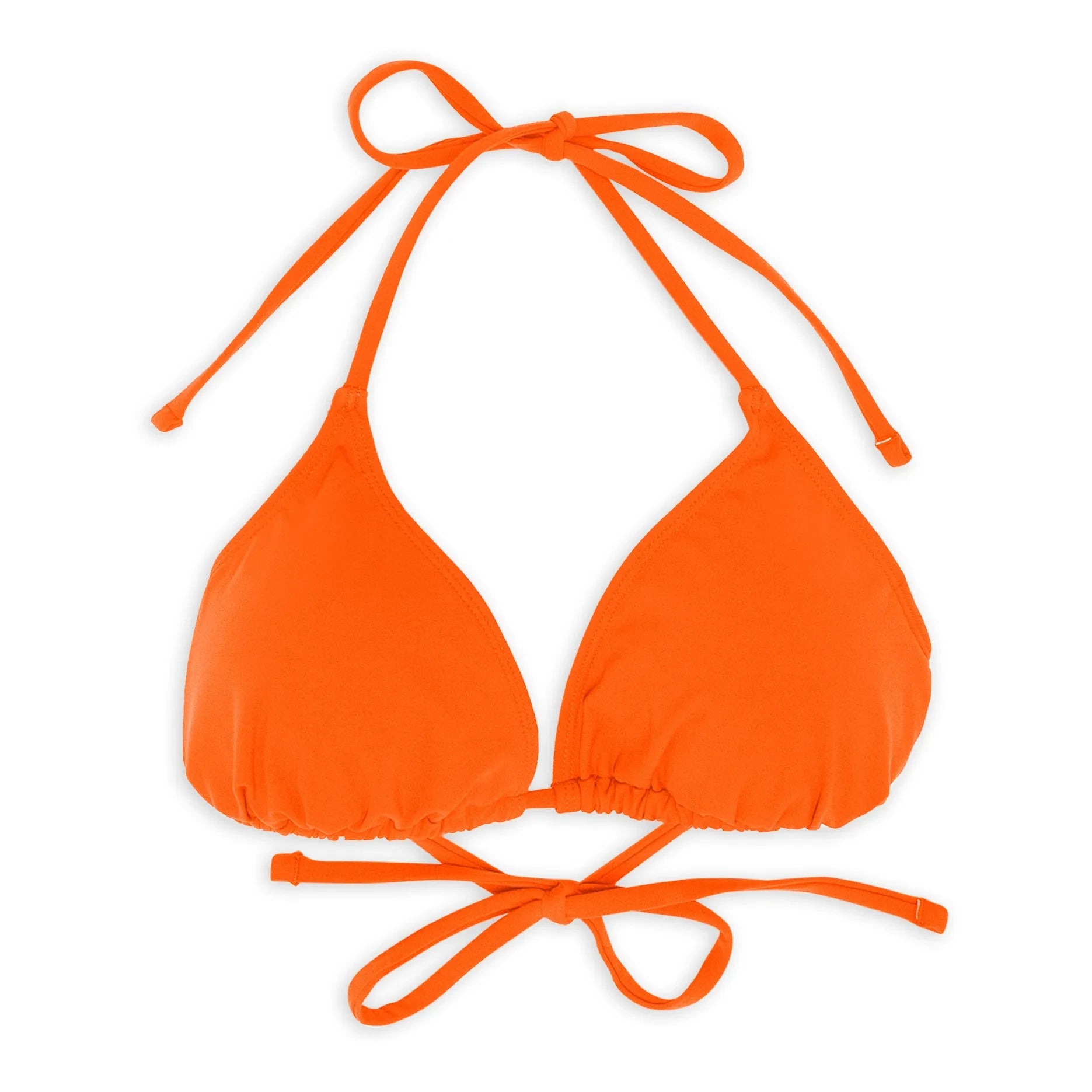 Miska Paris - Triangle Bikini Top | Orange