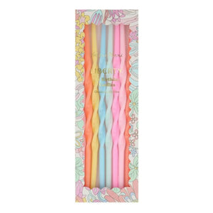 Meri Meri - Doğum günü mumları - Meri Meri x Liberty - 16'lı set
