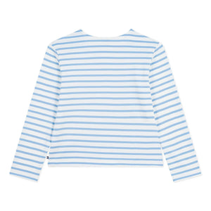 Petit Bateau - Blue Marinière Button Bell