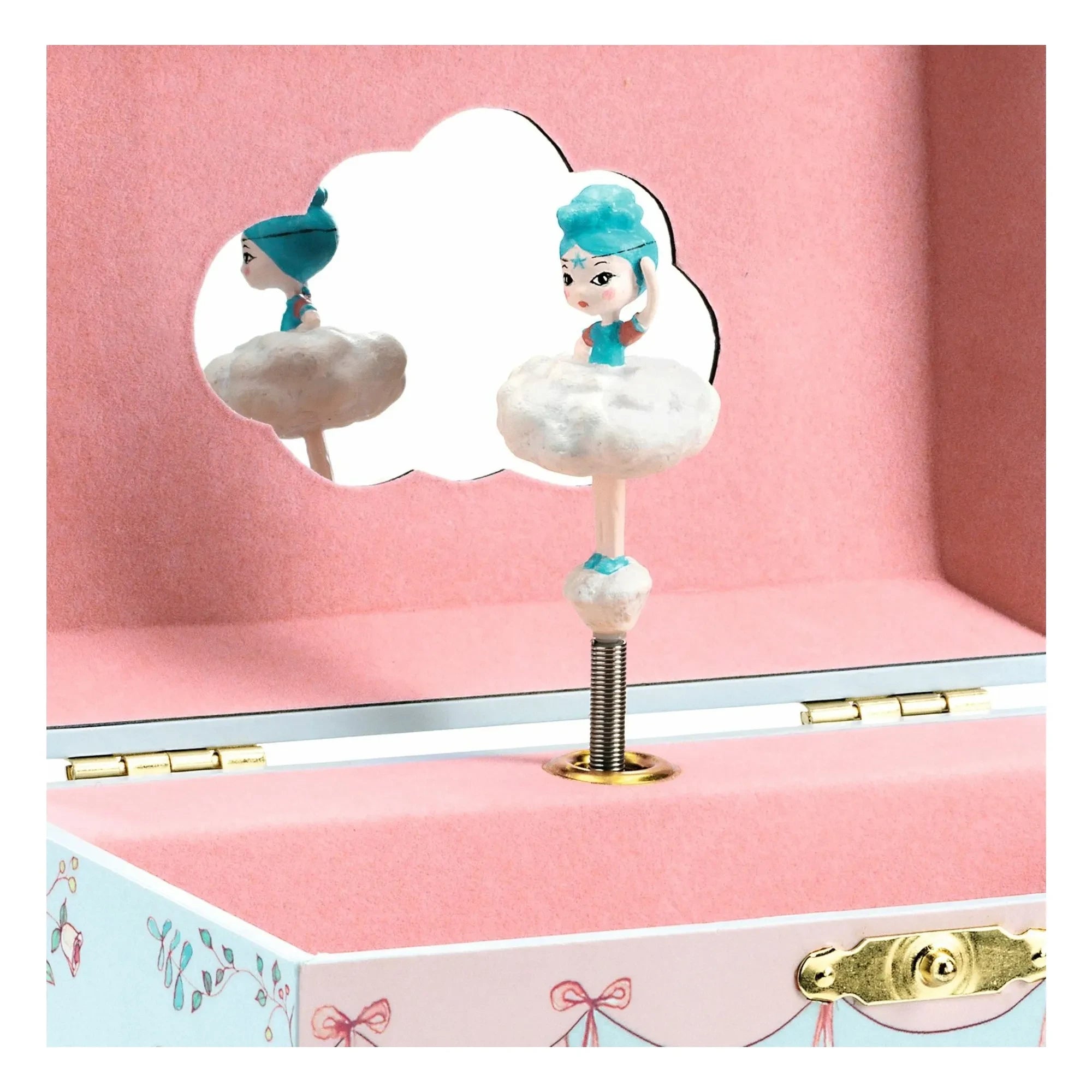 Djeco - Ballerina Jewelry Box | Light Blue