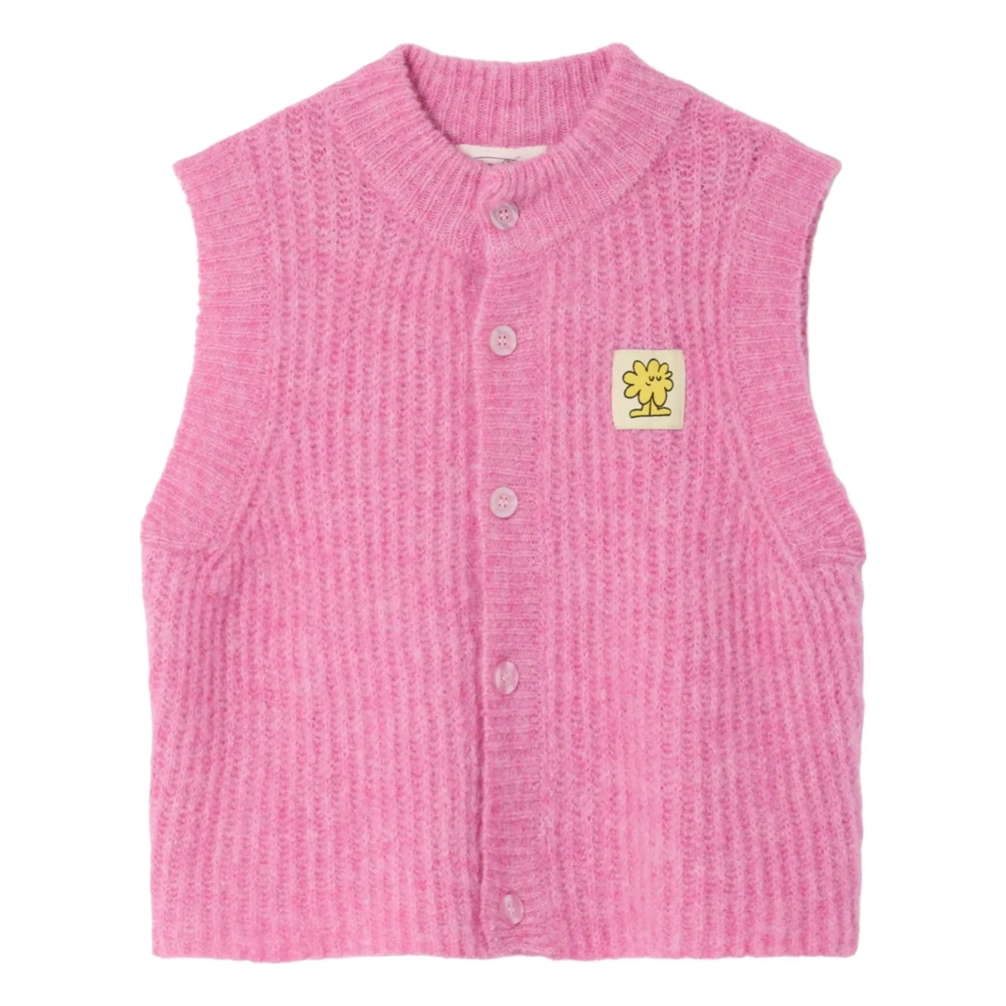 American Vintage - East Alpaka Kolsuz Yelek | Pembe
