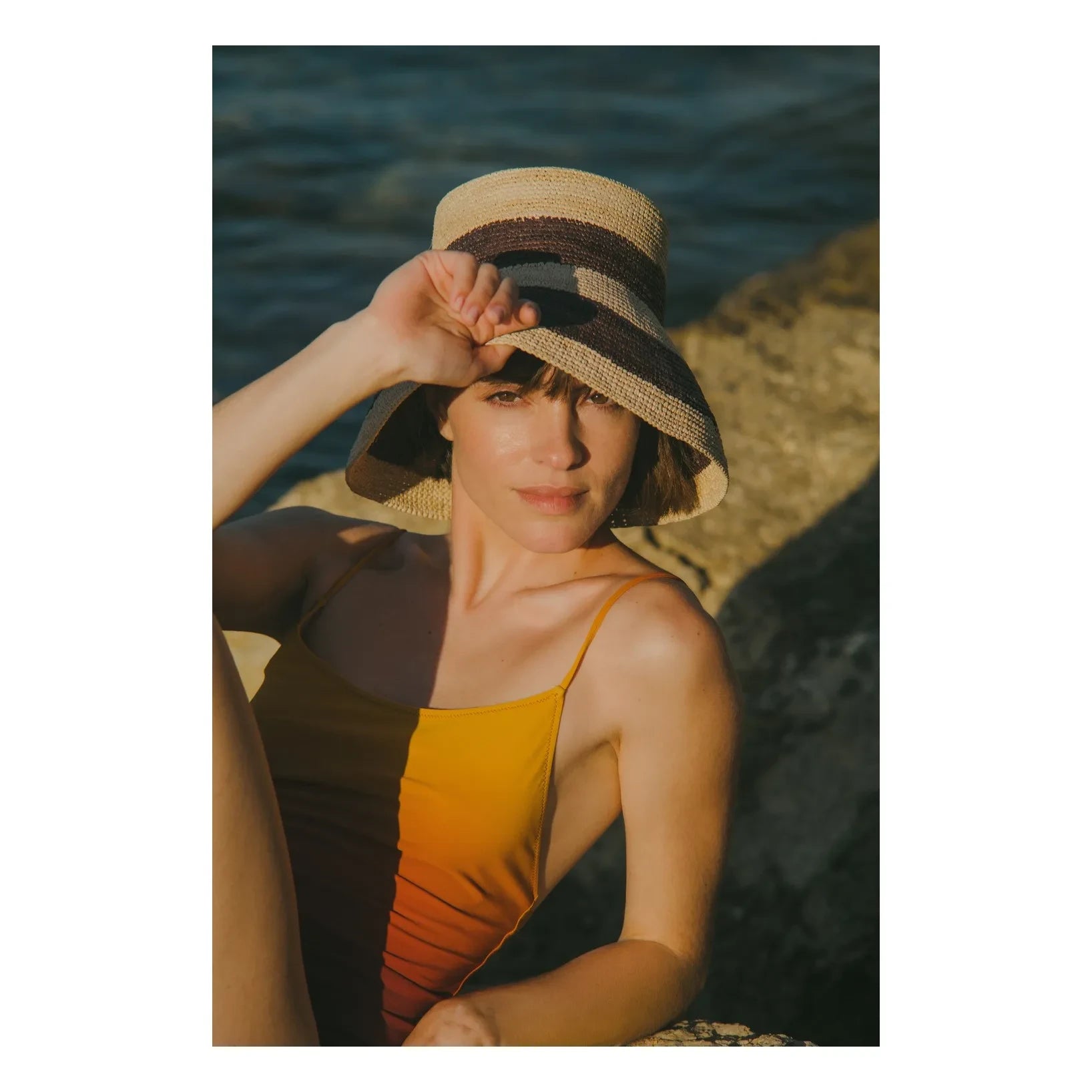 Van Palma - Gina Two-Tone Hat | Beige