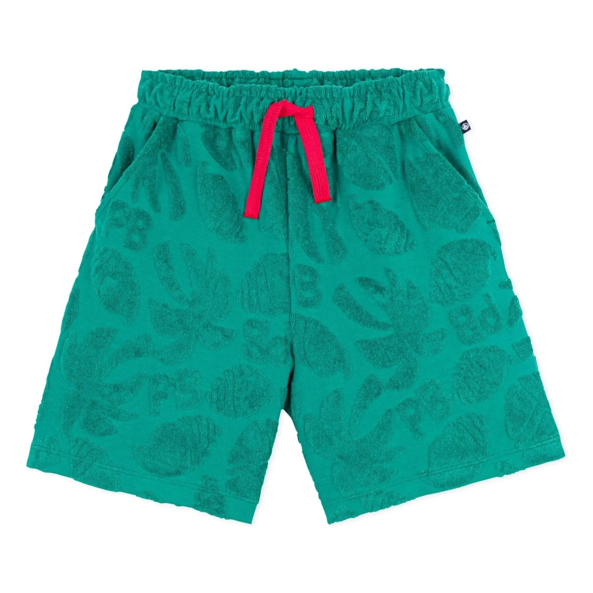 Petit Bateau - Organic Cotton Palm Terry Shorts | Green