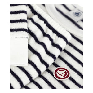 Petit Bateau - Sailor Towel Modal Pajamas | Navy Blue