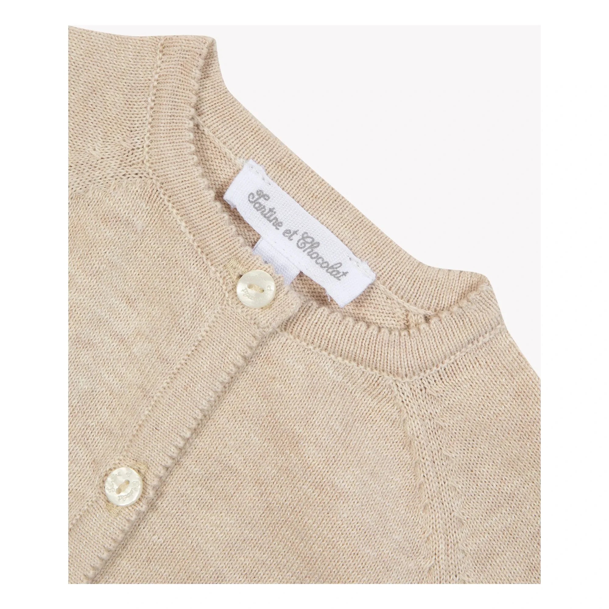 Tartine et Chocolat - Chiné Cardigan | Beige