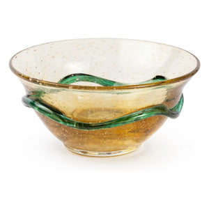 Denise - Romeo Glass Bowl | Orange