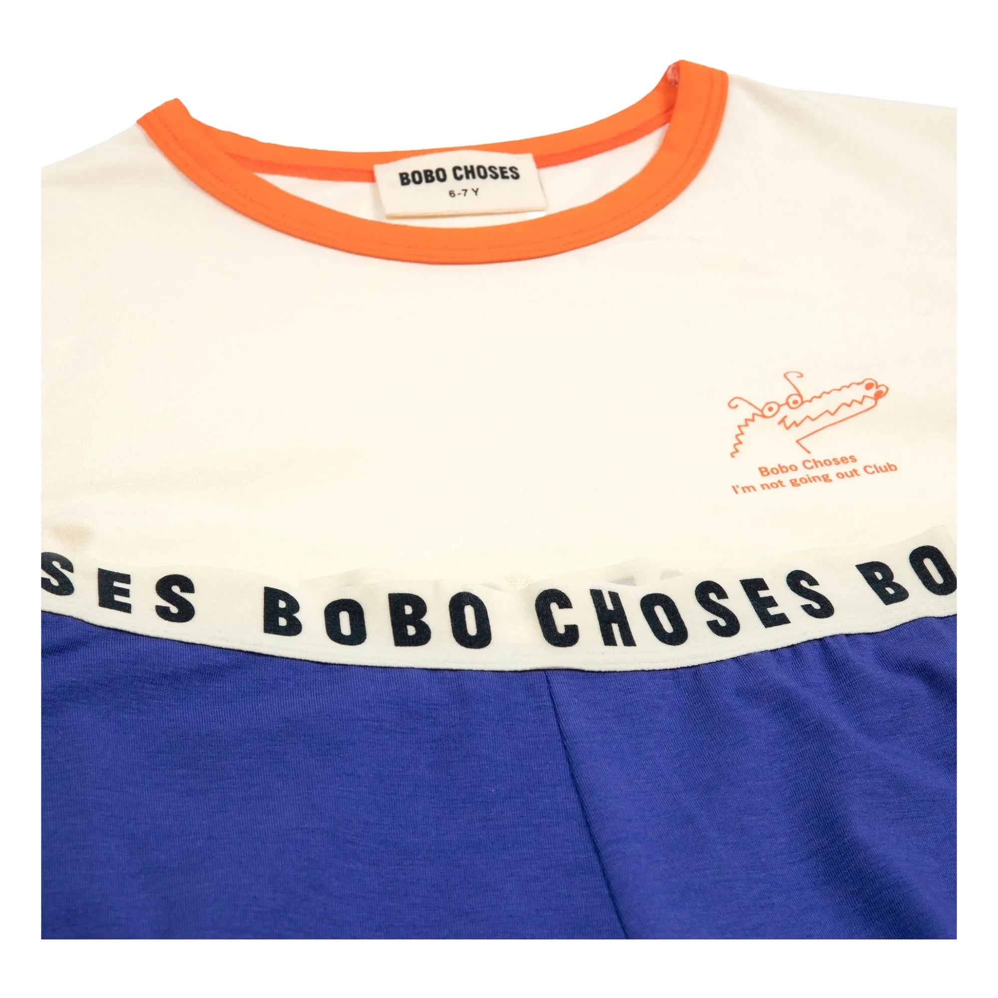 Bobo Choses - Timsah Modal ve Organik Pamuk Pijama | Kraliyet mavisi