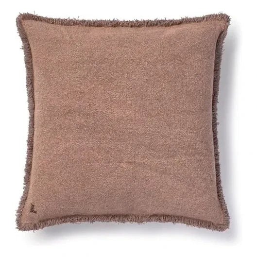Lorena Canals - Stone-Washed Square Pillow | Taupe Brown