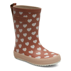 bisgaard - Heart-shaped Rain Boots | Dusty Pink