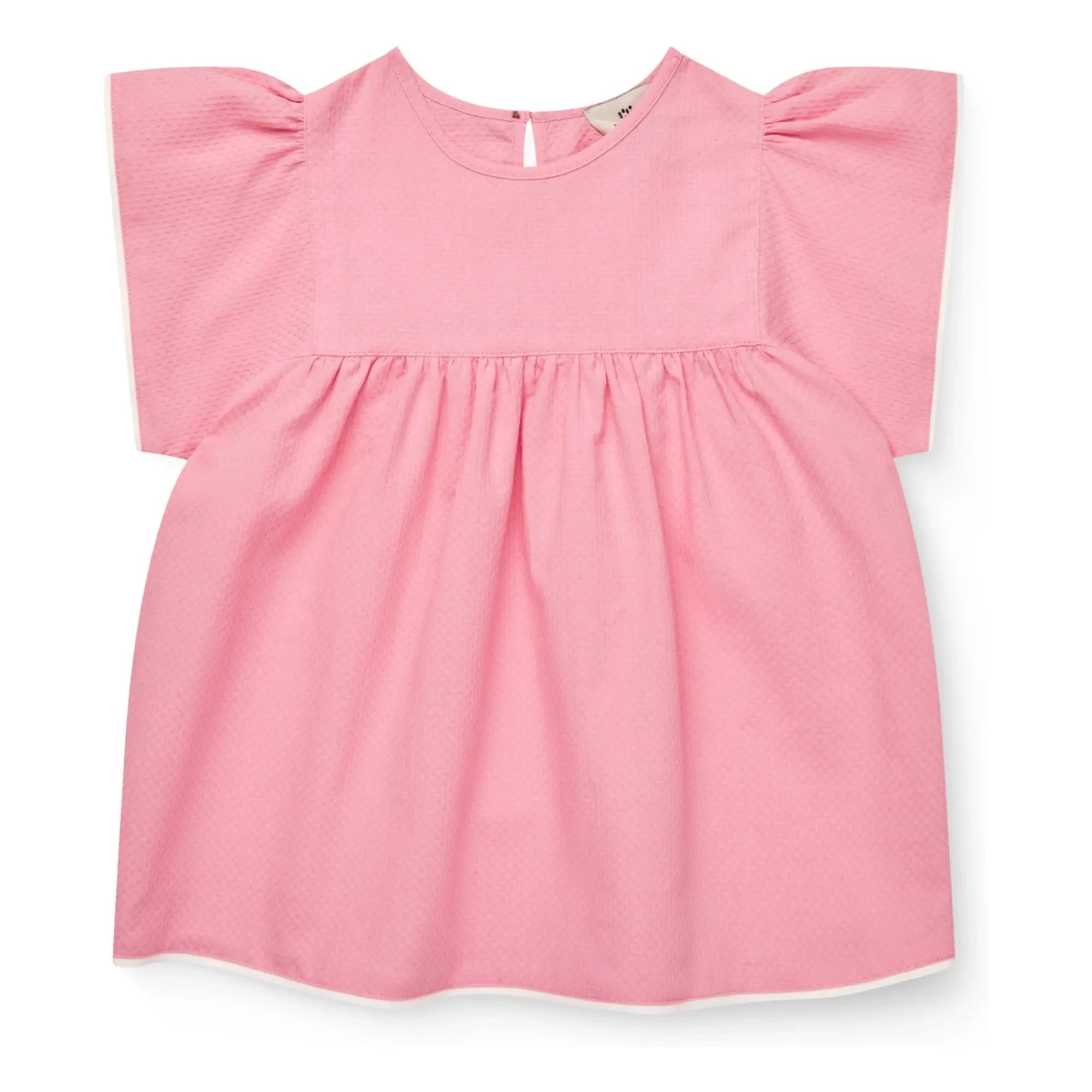 Copenhagen Colors - Organic Cotton Ruffle Blouse | Powder pink