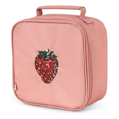 Konges Sløjd - Heat-insulated lunch box with strawberries | Pink