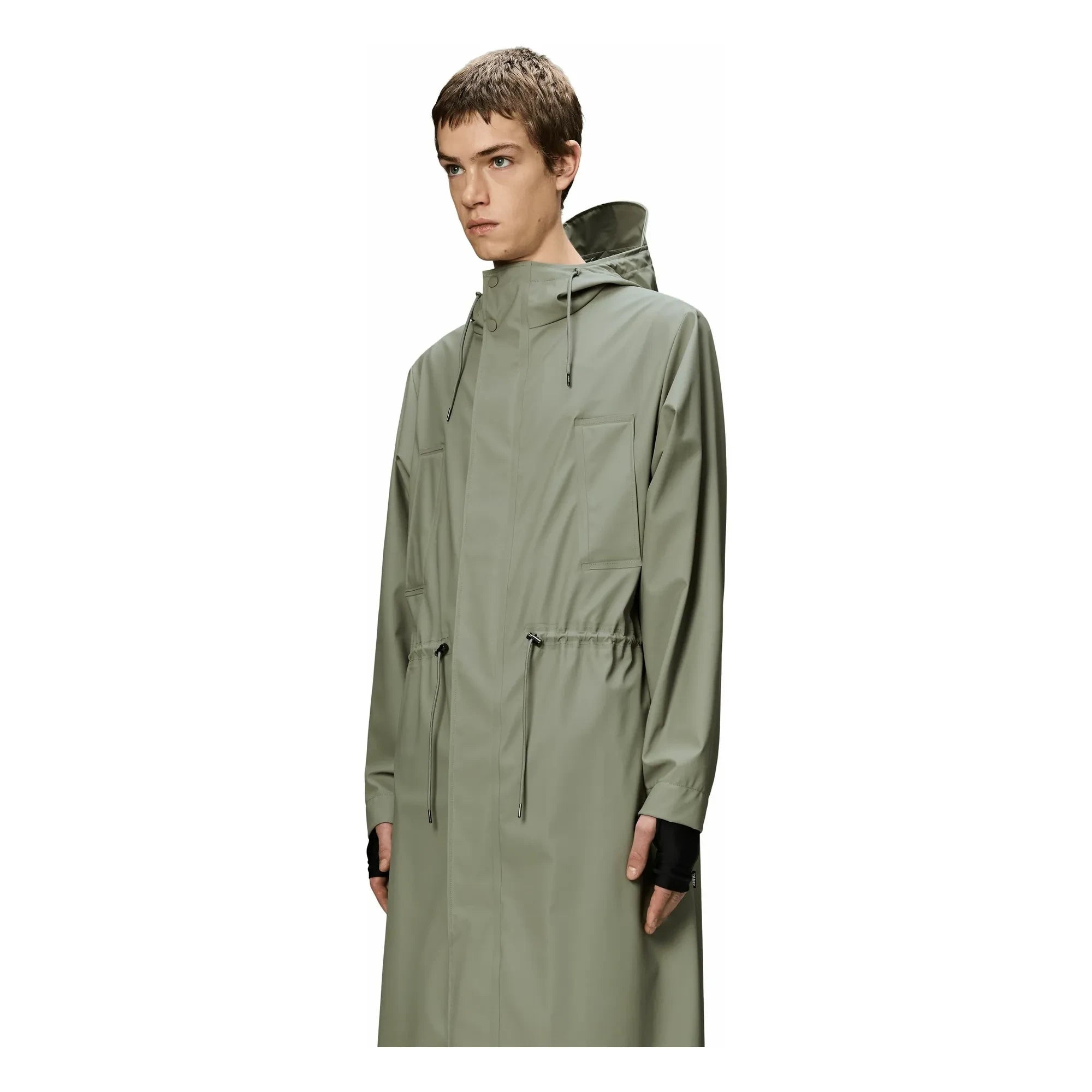 Rains - Bold W3 Long Coat | Light Khaki