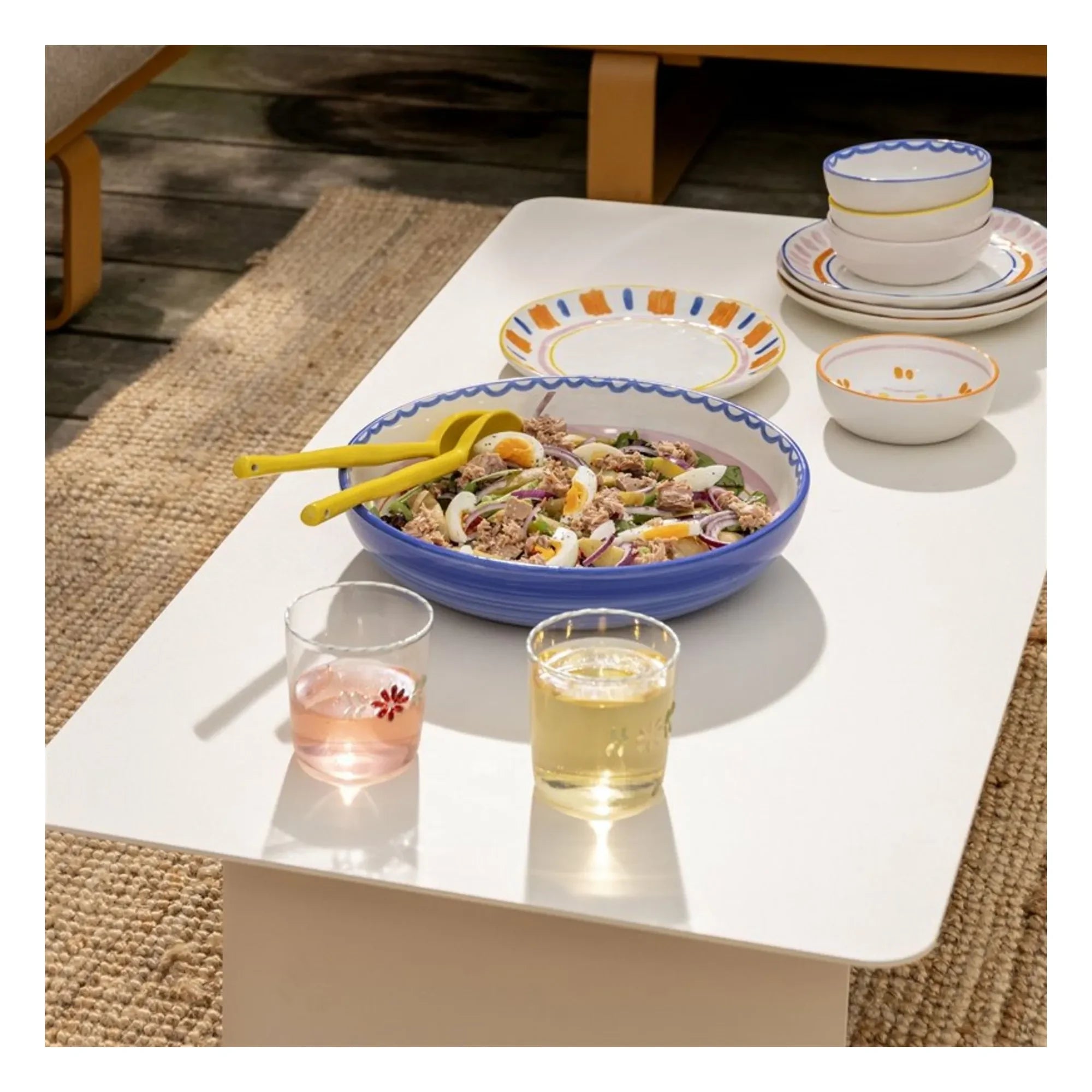 &Klevering - Flora Glasses - Set of 2 | Red