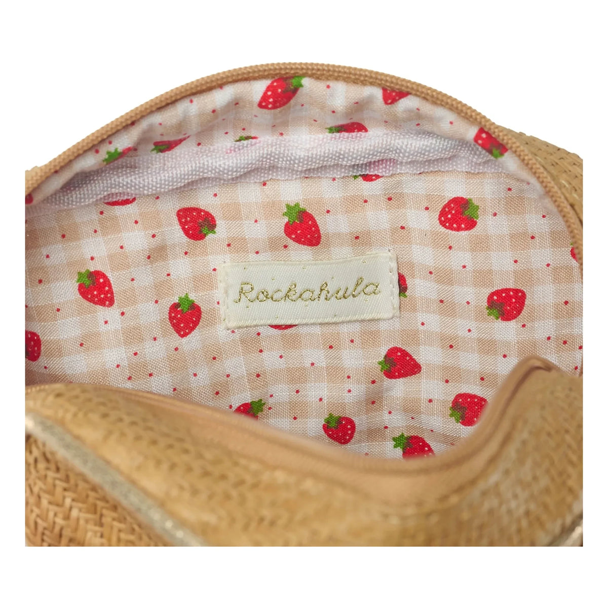 Rockahula Kids - Strawberry Raphia Bag | Natural