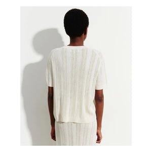 Bompard - Pointelle Cashmere & Silk Sweater | Natural