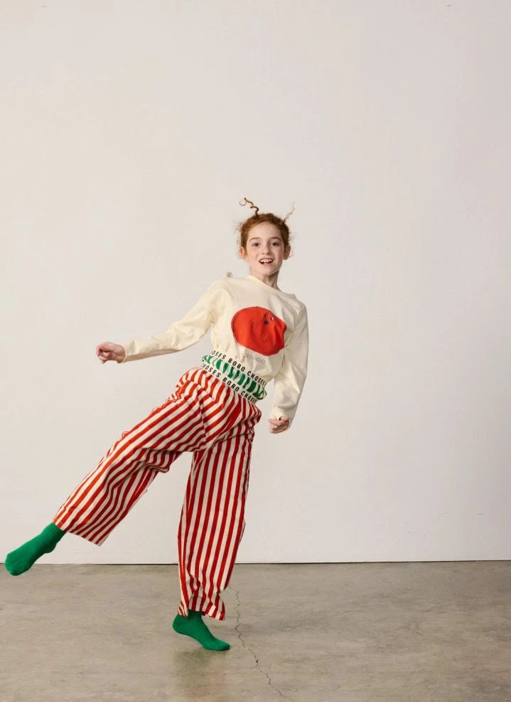 Bobo Choses - Bobo Choses Organic Cotton T-Shirt and Pants Set | Red