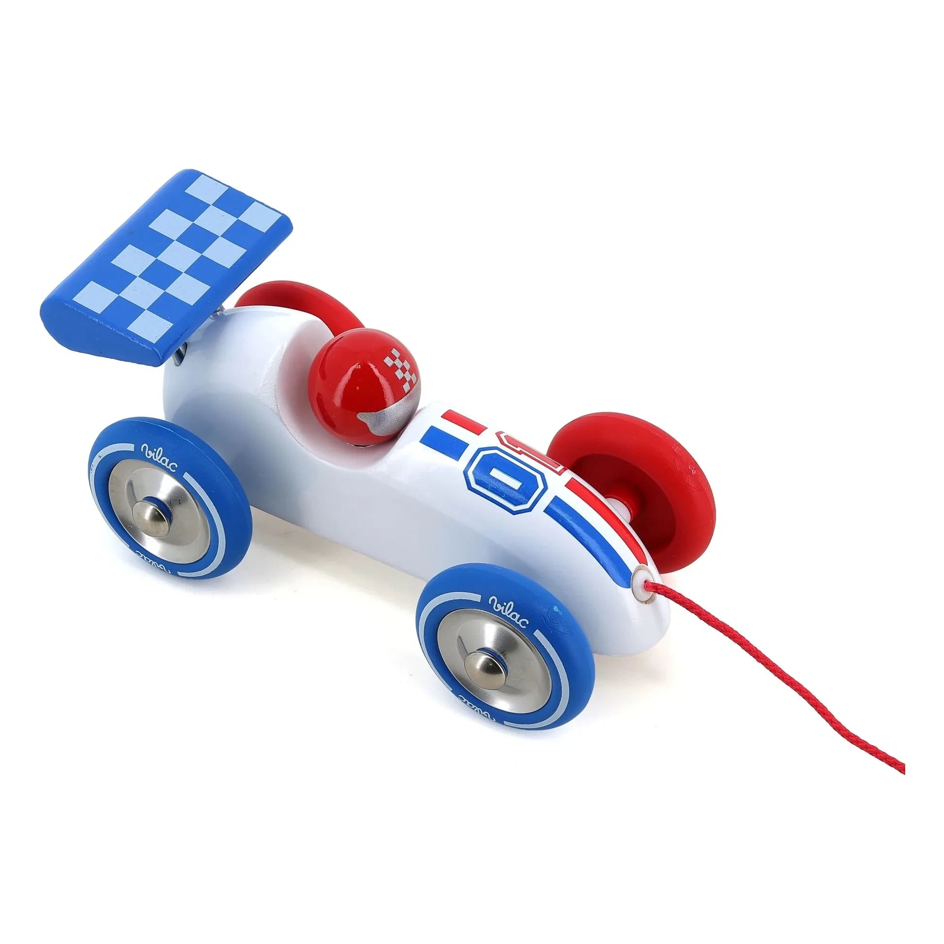 Vilac - Traction Racing Car | White