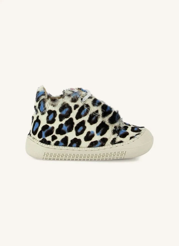 Pom d'Api - Yaka Speed Leopard Sneakers | Beyaz