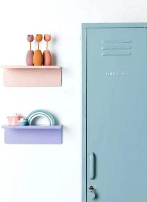 Mustard Made - Ledge Metal Wall Shelf | Blush