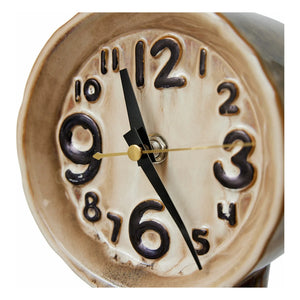 HKliving - Retro Ceramic Clock | Cream