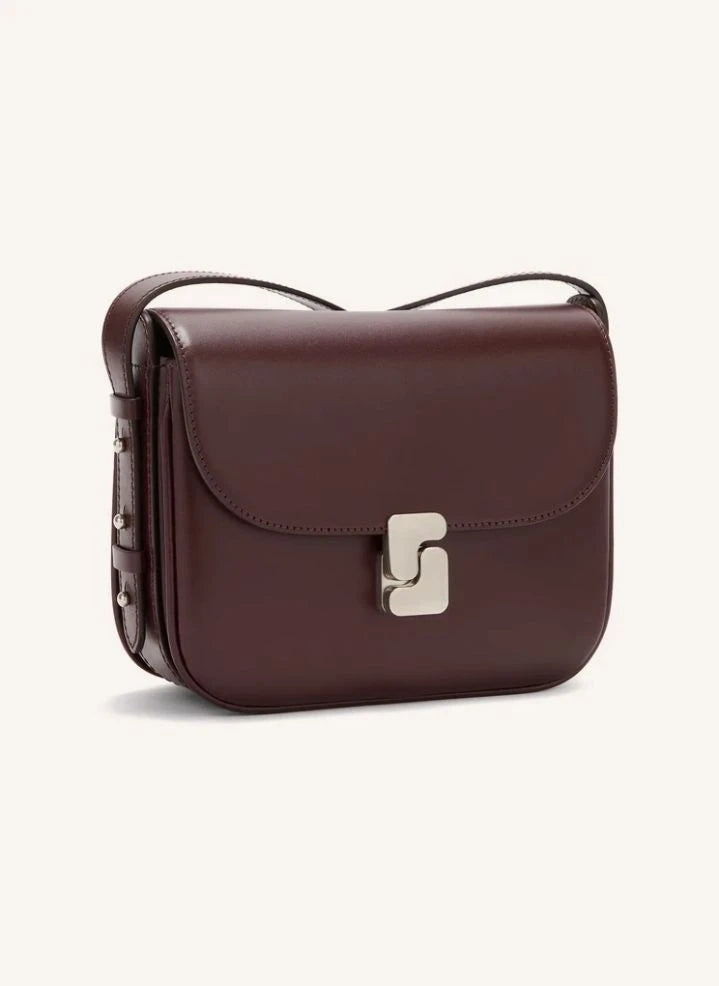 Soeur - Bellissima Mini Leather Bag | Burgundy