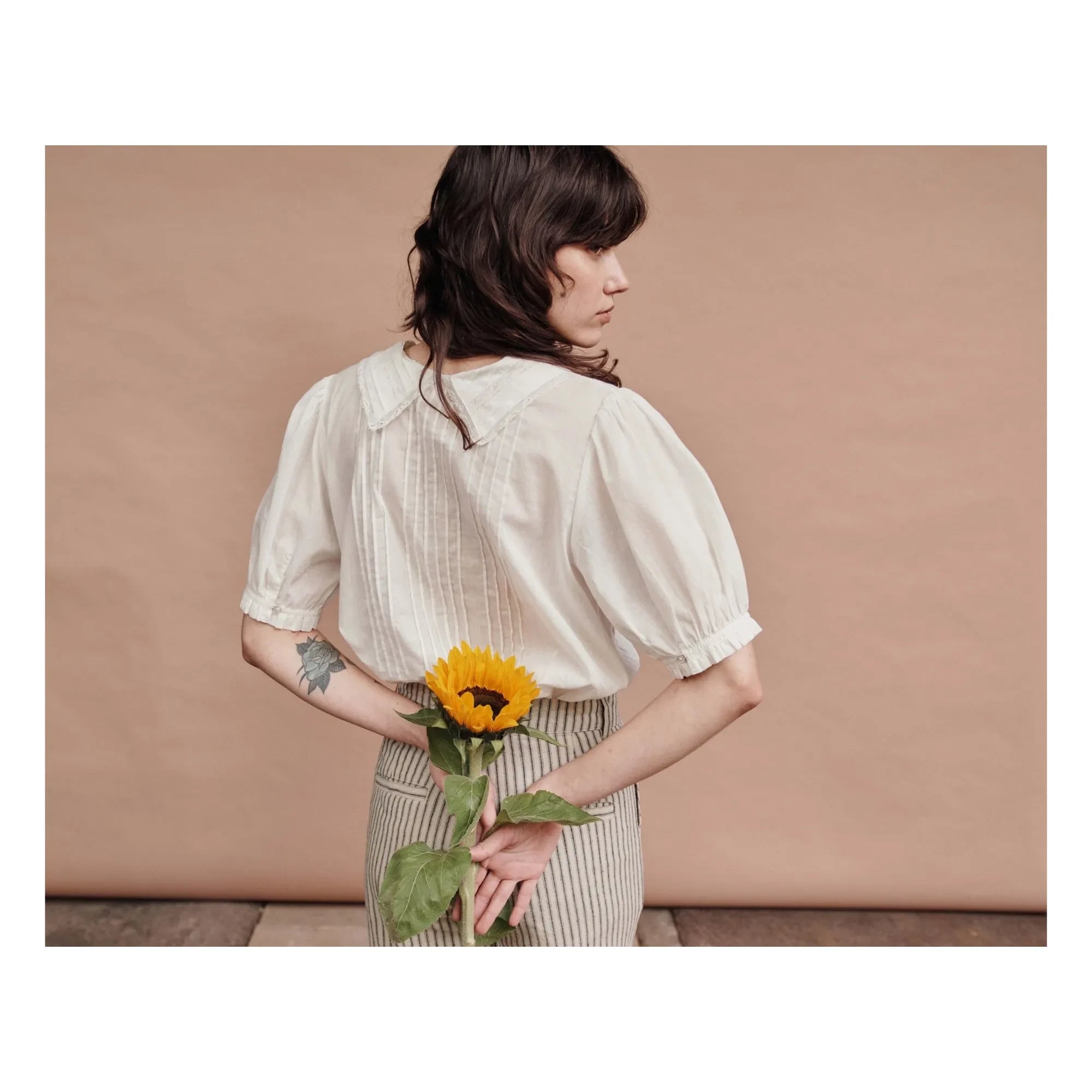 Emile et Ida - Vintage Cotton Blouse | Cream