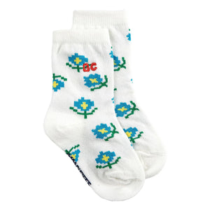 Bobo Choses - Set of 2 Pairs of Organic Cotton Floral Socks | Pink