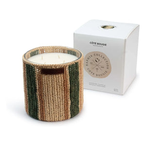 Côté Bougie - Raphia Maya Candle - Mint & Tea