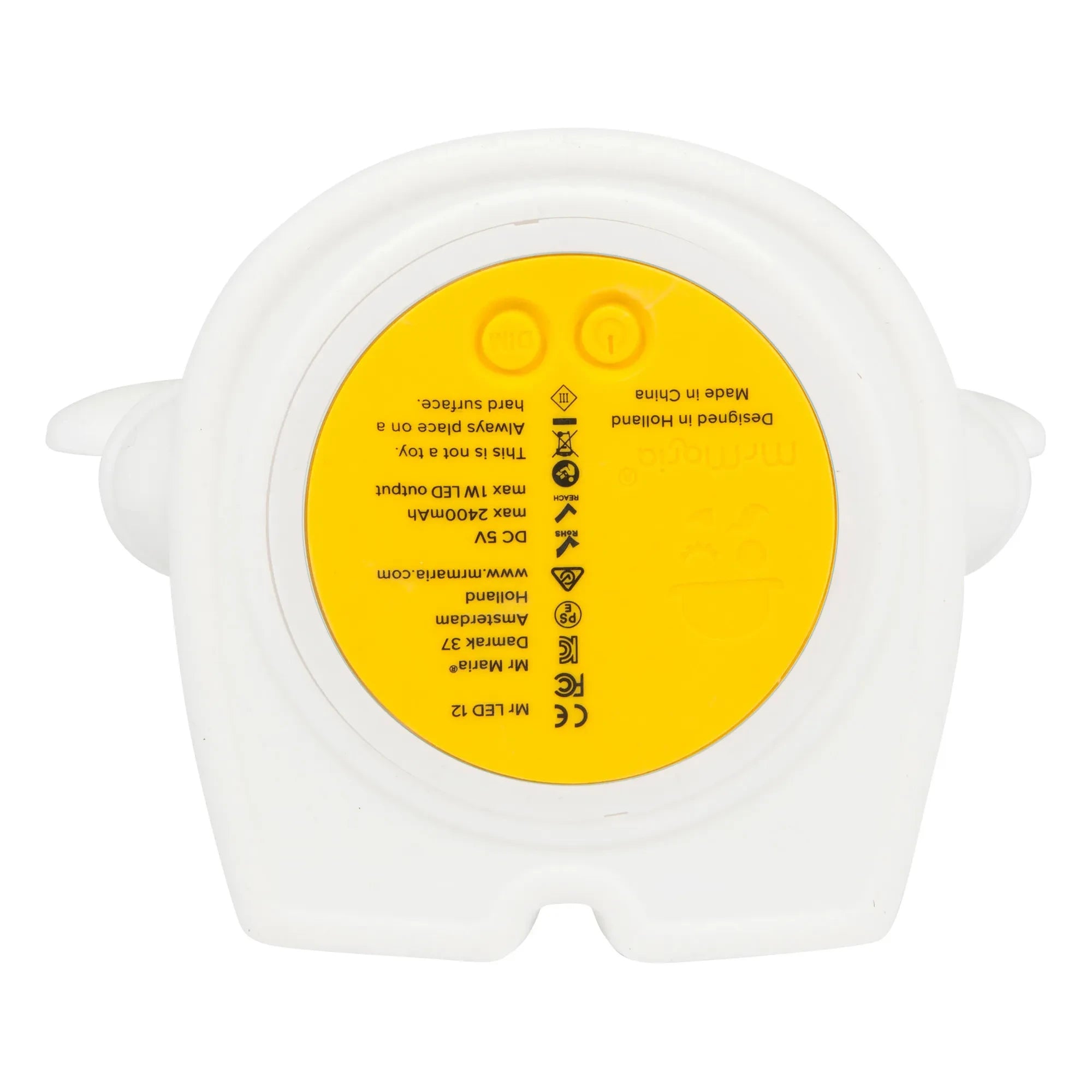 Mr Maria - Boris Soft Silicone Night Light | White