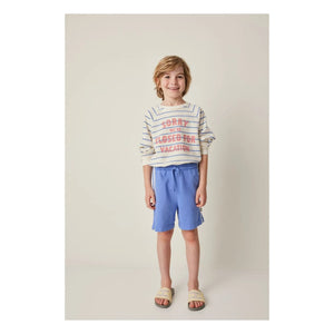 Tocoto Vintage - Short Contrast Band | Blue