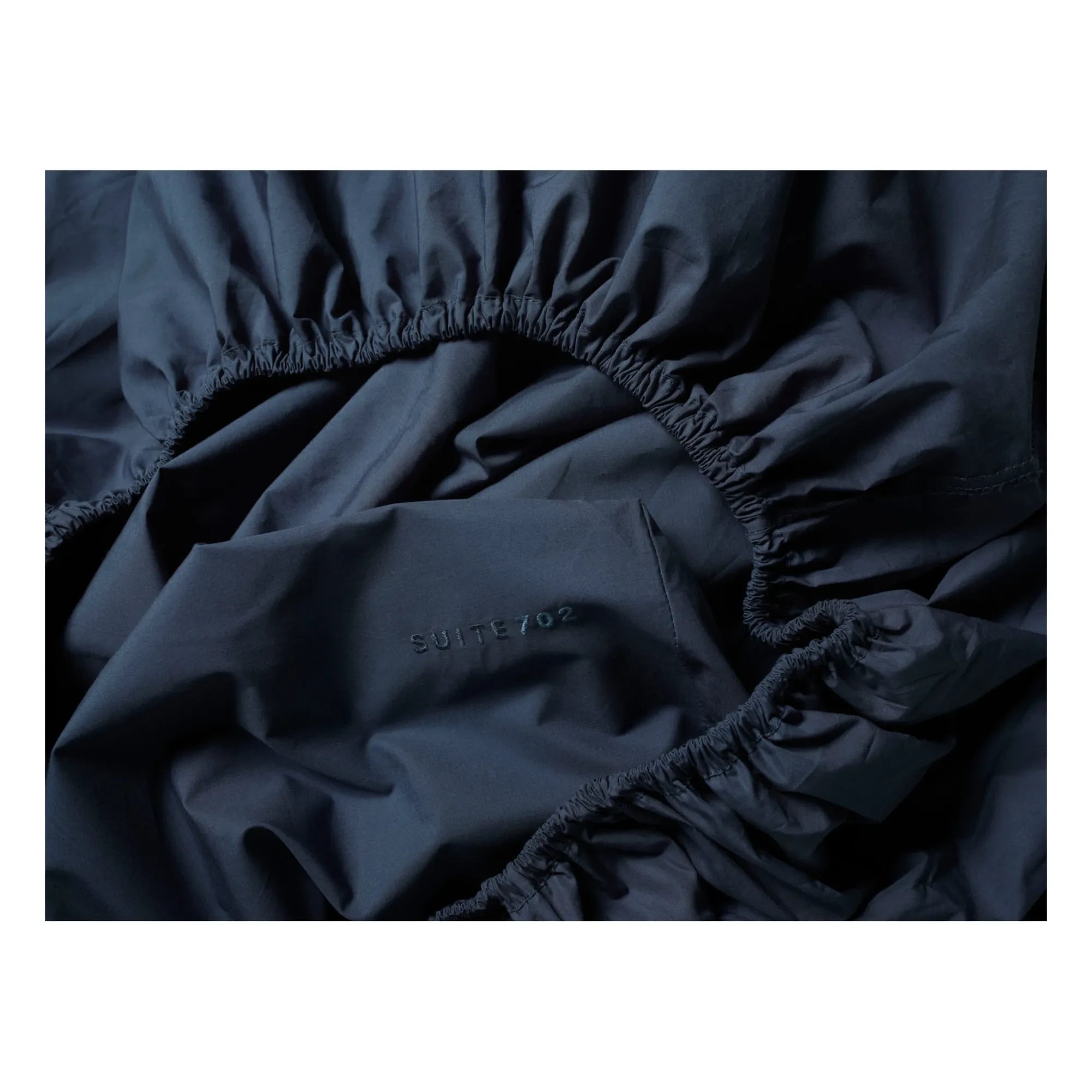 Suite 702 - Organic Percale Sheet | Navy