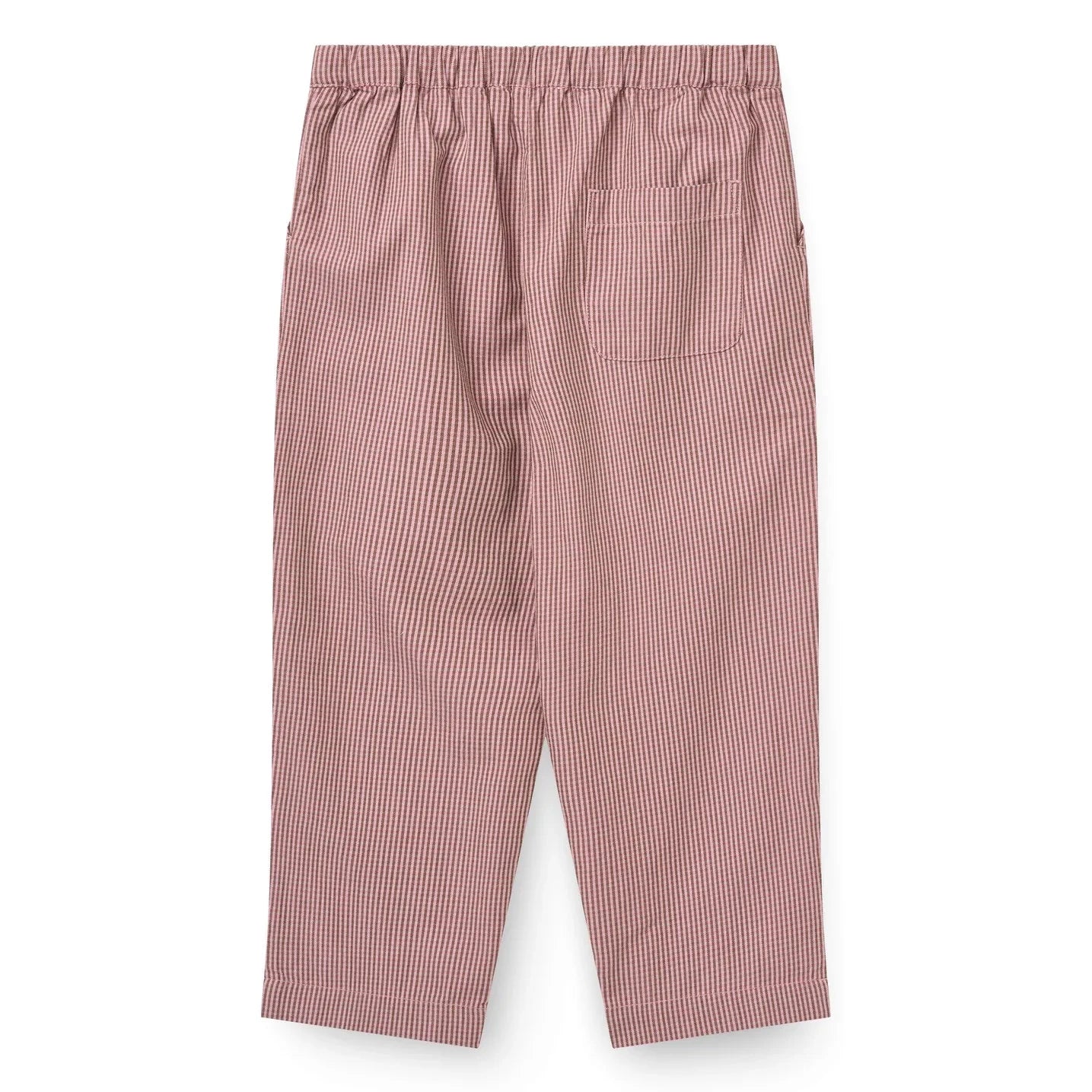 Copenhagen Colors - Organic Cotton Checked Trousers | Dusty Pink