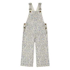 Emile et Ida - Floral Pattern Overalls | Cream