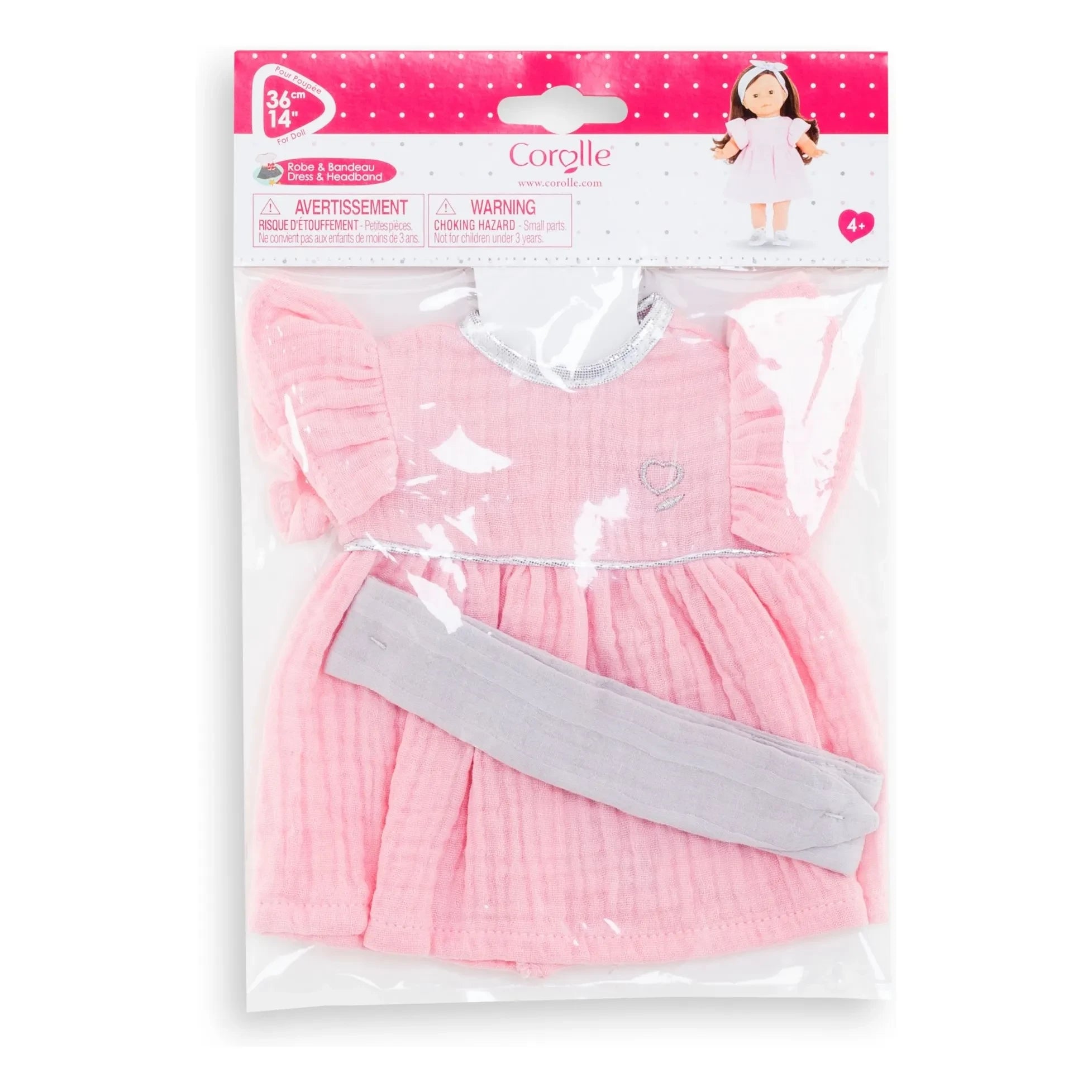 Corolle - Ma Corolle - Dress and Hairband Set | Pink