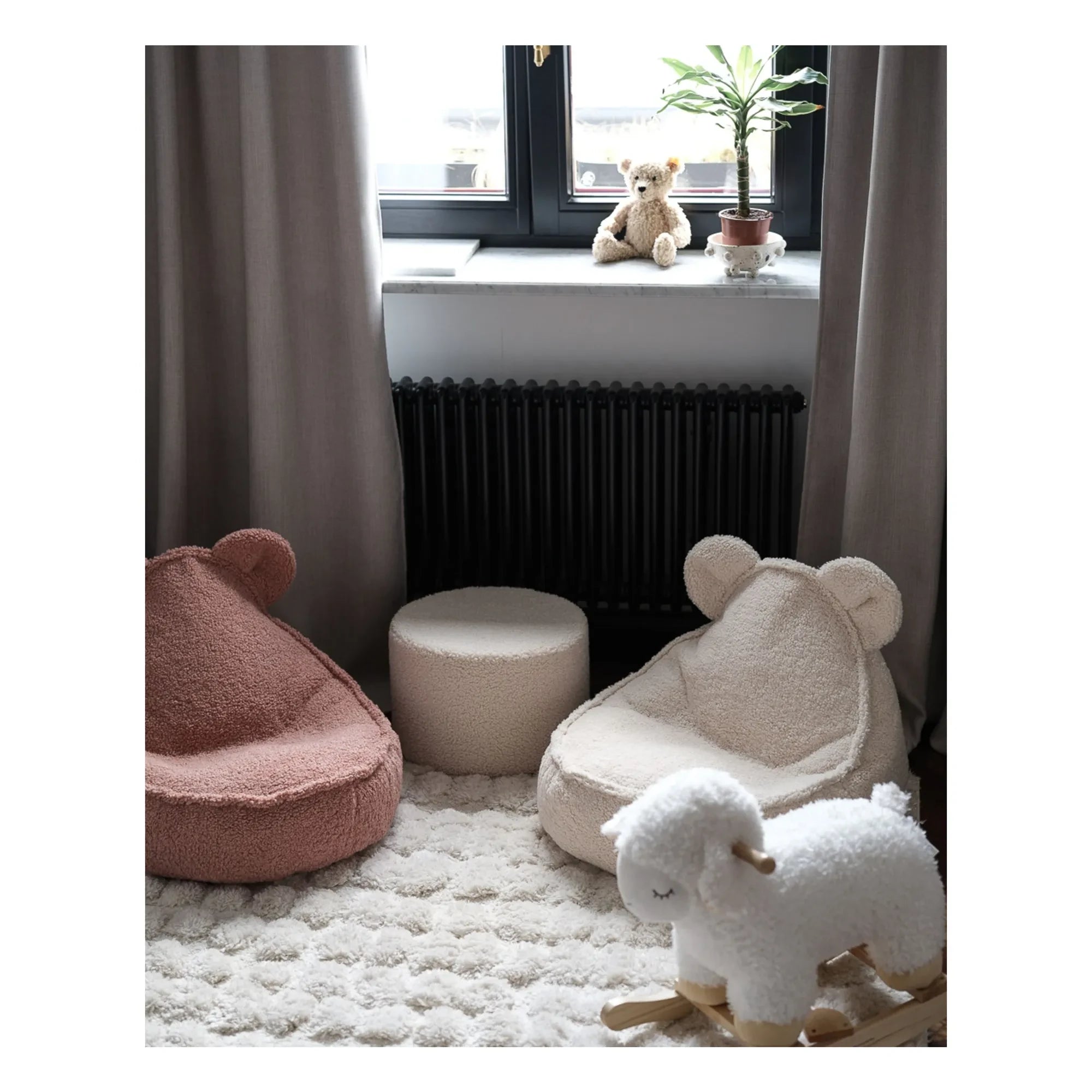 Wigiwama - Teddy Bear koltuk | Ekru
