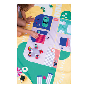 Quut - Dollhouse Microfiber Beach Towel | Yellow