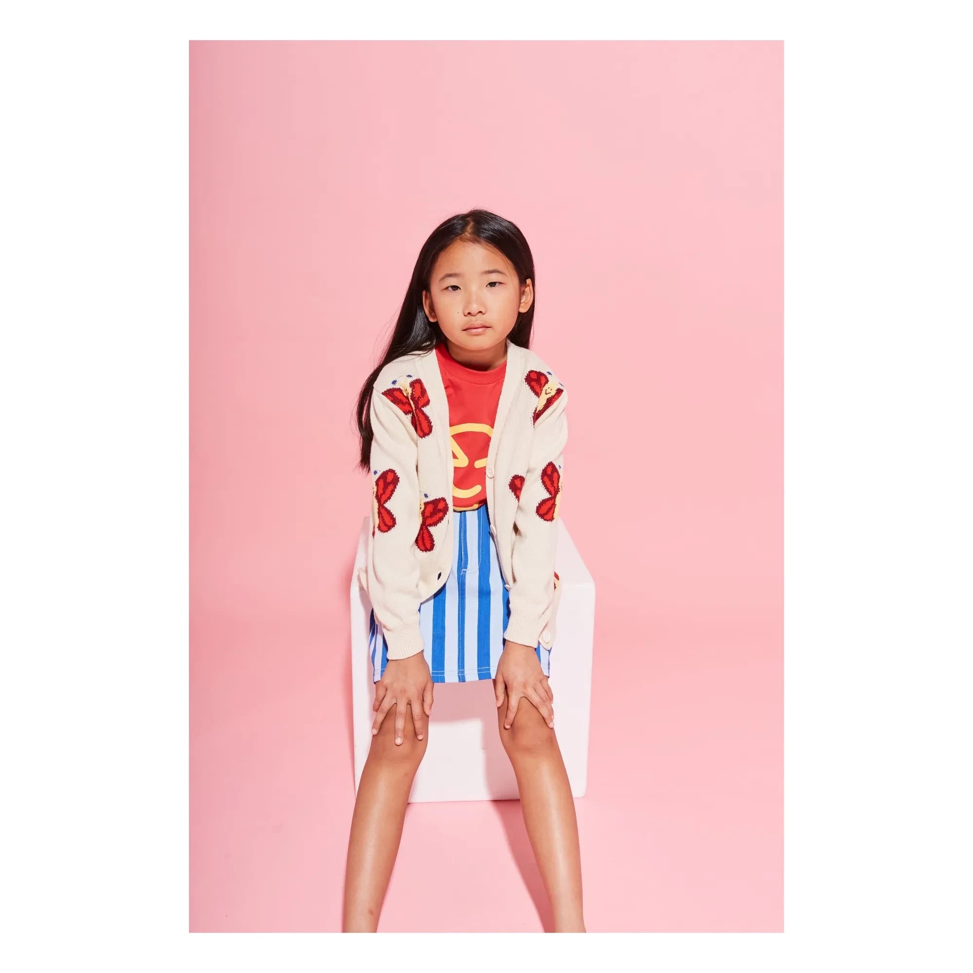 Wynken - Striped skirt | Blue
